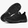 ALEADER Stylish Aqua Water Shoes Men, Quick-Dry Xdrain Water Sneakers Pool Swim Shoes for Beach, All Black Size 10.5 view 4