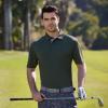 M MAELREG Mens Pique Polo Shirts Short Sleeve Performance Moisture Wicking Quick Dry Casual Golf Shirts for Men Bluish Violet view 3