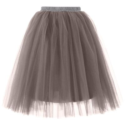 BigkiTchen Women's Puffy Skirt Skorts, Solid Yoga Inner Elastic Sports Golf Skorts, Athletic Stretchy Pleated Tennis Skirts Gray