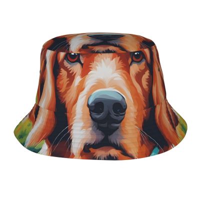 A Cute Dog Unisex Lightweight Breathable Foldable Sun Hat for Outdoor Activities Travel Camping Fishing Hat Black