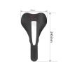 TERPON Bicycle Seat MTB Road Bike Saddles Carbon Ultralight Comfortable Seat Cushion Bike Racing Saddle Parts Components Bicycle Saddle (Color : Blue, Size : 1) view 3