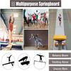 PZEOB Curved Gymnastics Vault Springboard Portable Gymnastics Springboard 4 Pcs Springs Elastic Board No Installation Required view 2