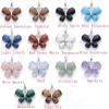 AMAZWI Natural quartz 1pc butterfly formed pendant amethyst natural crystals tiger eye geman opal artificial stone for women gift necklace jewelry (Size : Malachite) view 2