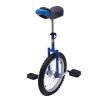 LIYUANJUN 24Inch Wheel Unicycle, Outdoor Unicycle for Above 69Inch Adults One Wheel Bike w/Saddle & Pedals for Sports Fitness Exercise 32-37Inch Height Adjustable Adult Unicycle-Blue view 1
