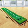 FORB Golf Putting Mats | Premium Selection for Putting Practice at Home - Available in 4 Styles (Alignment, 10ft) view 2