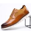 BORAMAX Men's Casual Non-Slip Oxford Shoes -Men's Flat Fashion Breathable Business Formal Dress Sneakers Dress Shoes for Men C-Black view 3