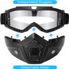 Airsoft Helmet and Mask Fast Base Jump Helmet PJ Style Airsoft Helmets Tactical Full face mask with Detachable and Adjustable Goggles view 2