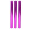 Pilipane Track and Field Relay Batons Sticks, 3pcs Aluminum Alloy Electroplated Relay Batons, Track Batons Race Equipments for Track and Field Sprint Matches (Purple) view 1