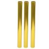 Pilipane Track and Field Relay Batons Sticks, 3pcs Aluminum Alloy Electroplated Relay Batons, Track Batons Race Equipments for Track and Field Sprint Matches (Gold) view 1