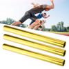 Pilipane Track and Field Relay Batons Sticks, 3pcs Aluminum Alloy Electroplated Relay Batons, Track Batons Race Equipments for Track and Field Sprint Matches (Gold) view 2