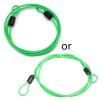 100cm/3.3ft 2mm Dia Outdoor Travel Security Cable Lock Safety Cable Lightweight Luggage Lock Cable Wire Rope Double Cycling Accessories for Men Road Bike for Bike for Women Kids Kit Bottle view 2