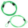 100cm/3.3ft 2mm Dia Outdoor Travel Security Cable Lock Safety Cable Lightweight Luggage Lock Cable Wire Rope Double Cycling Accessories for Men Road Bike for Bike for Women Kids Kit Bottle view 3