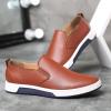 BORAMAX Men's Casual Non-Slip Oxford Shoes -Men's Flat Fashion Breathable Business Formal Dress Sneakers Dress Shoes for Men C-Brown view 4