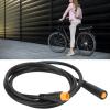 Electric Bikes 3pin Female Thumb Throttle Yellow Watertight Plug Throttle, 87cm Electric Bikes Thumb Throttle Cable and Waterproof/SM Connector Electric Bikes Parts and Accessories Scooter EBike view 2