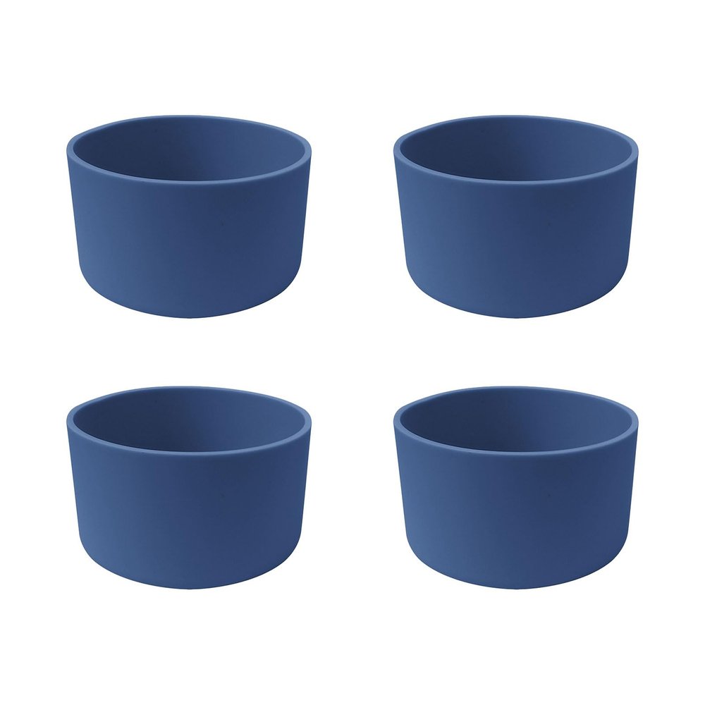 4 Pack Silicone Cup Sleeves Cup Boot Cover Tumblers Boot Silicone Boot Protective Sleeve Silicone Material Cup Accessory Protective Sleeve