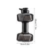 TITA-DONG Swimming Aquatic Dumbbells, Pool Exercise Fitness Dumbbells Water Sports Equipment, Water Fillable Weights Dumbbells for Swimming Learning (Black) view 2