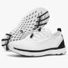 ALEADER Stylish Mens Water Shoes, Xdrain Water Sneakers, Quick-Dry Beach Aqua Hiking Pool Swim Shoes White/Black Size 9 view 4