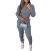 bbpawing Womens 2 Piece Outfits Sweatsuit Set Sweatshirt Sweatpant Lounge Set Tracksuit view 3