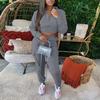 bbpawing Womens 2 Piece Outfits Sweatsuit Set Sweatshirt Sweatpant Lounge Set Tracksuit view 4