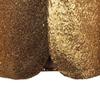 JEsilunmaMY Mens Shiny Sequin Performance Suit Jacket Peaked Lapel Tuxedo Sport Coat Blazer Jacket for Wedding Prom Dinner (Gold,50) view 3