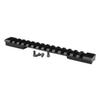 WARNE Weatherby Mark V Standard 6 Lug Mountain Tech Tactical Rail, 20MOA, Black, 7653-20MOA view 1