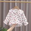 Toddler Midi Tops Kids Baby Girls Summer Casual Loog Sleeves Blouse Doll Collar Shirt Casual Fall Spring Tee Tops view 2