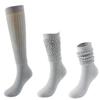 1 Pairs Women Winter Wool Cable Knit Crew Knee High Boot Socks,Size 5-11#W919 (Polyester Blend, Color E46) view 4