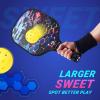 2024 Niupipo Pickleball Paddles, USAPA Approved Lightweight Pickleball Rackets w/Fiberglass Surface, Fiberglass Pickleball Paddles Set with 4 Pickleball Balls and 1 Bag view 4