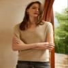 IFUROL Women's V Neck Sweater Short Sleeve Vest Knitted Solid Pullover Sweater Top Camel Small view 3