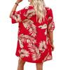 bbpawing Women's 2 Piece Outfits Floral Kimono Cardigans Cover Up and High Waisted Shorts Set view 2