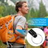 PATIKIL Emergency Whistle, 12 Pack Loud Sound Aluminum Keychain Whistles Outdoor Safety Survival Whistle for Boating Camping Hiking, Black view 4