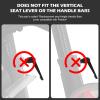 Exercise Bike Horizontal Seat bar Adjustment Lever Replacement parts for peloton Spin Bike Adjuster Handle, Alloy Adjustable Handle Accessories (black 1) view 2