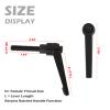 Exercise Bike Horizontal Seat bar Adjustment Lever Replacement parts for peloton Spin Bike Adjuster Handle, Alloy Adjustable Handle Accessories (black 1) view 4