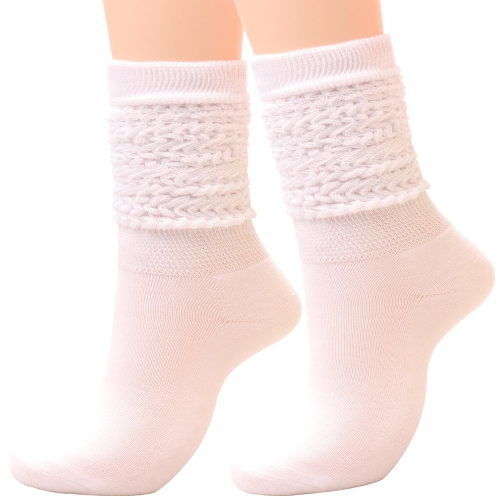 1 Pairs Women Winter Wool Cable Knit Crew Knee High Boot Socks,Size 5-11#W919 (Polyester Blend, Color E20)
