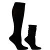 3 Pairs Women Winter Wool Cable Knit Crew Knee High Boot Socks,Size 5-11#W919 (Polyester Blend, Color E08) view 4