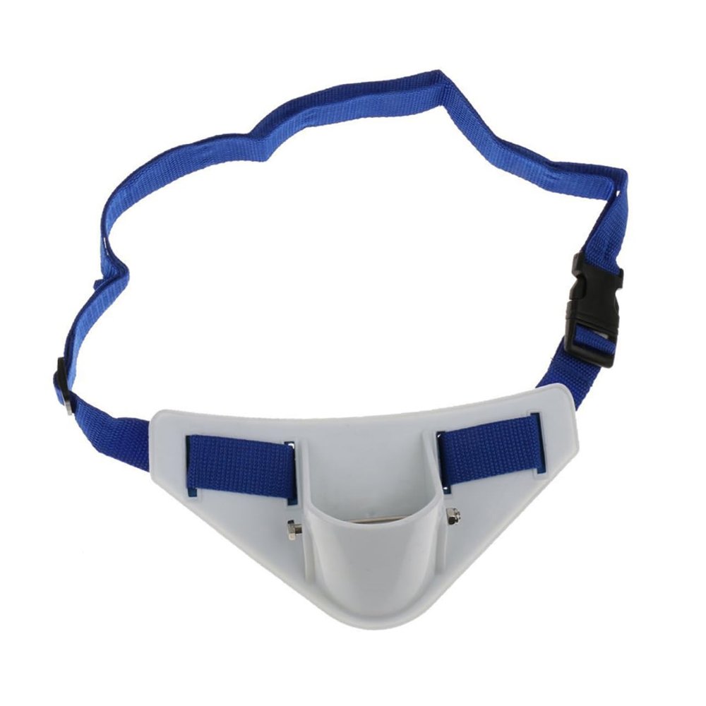 Fishing Fighting Belt Gimbal Pad for Fishing Rod Support White Plastic