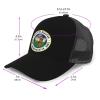 MULIHU Seal of Hialeah, Florida Baseball Cap for Men Women Trucker Hats Mesh Back Cap Adjustable Breathable Hat Baseball Cap Dad Hats view 4
