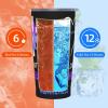 ARESU Rheumatoid Arthritis Awareness 20oz Insulated Coffee Mug With Lid Stainless Steel Double Wall Vacuum Travel Tumbler Thermal Cup With Straw view 4