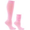 1 Pairs Women Winter Wool Cable Knit Crew Knee High Boot Socks,Size 5-11#W919 (Polyester Blend, Color E44) view 4