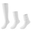3 Pairs Women Winter Wool Cable Knit Crew Knee High Boot Socks,Size 5-11#W919 (Polyester Blend, Color E03) view 4