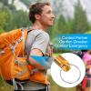PATIKIL Emergency Whistle, 6 Pack Loud Sound Aluminum Keychain Whistle Outdoor Safety Survival Whistles for Boating Camping Hiking Hunting, Gold view 4
