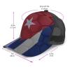 MULIHU Flag of Cuba Baseball Cap for Men Women Trucker Hats Mesh Back Cap Adjustable Breathable Hat Baseball Cap Dad Hats view 4