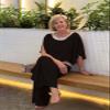 Black Pants Sets for Womens 2 Piece Outfits Sequin Flowy Hem Tops Wide Leg Pant Suiting Casual Loose Crew Neck Half Seleeve Plus Size Pantsuit view 3