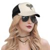 MULIHU Black and White Elephant Head Baseball Cap for Men Women Trucker Hats Mesh Back Cap Adjustable Breathable Hat Baseball Cap Dad Hats view 2
