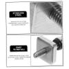 CLISPEED Reusable Juice Bottle Accessories Paddleboard fin Screw Twist by Hand fin Component Carriage Paddle Board Accessories fin Screw Stainless Steel Paddle Board Invisible caudal fin view 2