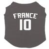 France Jersey - Soccer Sporty Dog Shirt (Dark Gray, 3X-Large) view 1