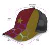 MULIHU Flag of Cameroon Baseball Cap for Men Women Trucker Hats Mesh Back Cap Adjustable Breathable Hat Baseball Cap Dad Hats view 4
