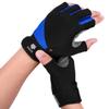 FitsT4 Sports Half Finger Padded Palm Gloves for Diving, Sailing, Jet Skiing, Stand-UP Boarding, Kayaking and Water Skiing, Suitable for Men&Women&Youth Blue 2XL view 2