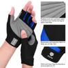 FitsT4 Sports Half Finger Padded Palm Gloves for Diving, Sailing, Jet Skiing, Stand-UP Boarding, Kayaking and Water Skiing, Suitable for Men&Women&Youth Blue 2XL view 3