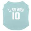 El Salvador Jersey - Soccer Sporty Dog Shirt (Chill, X-Large) view 1